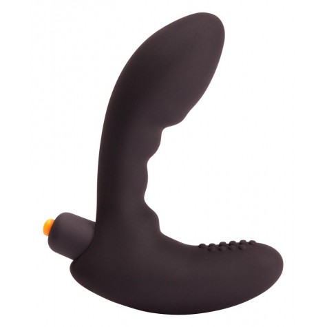 Чёрный вибромассажёр простаты Vibrating Prostate Massage