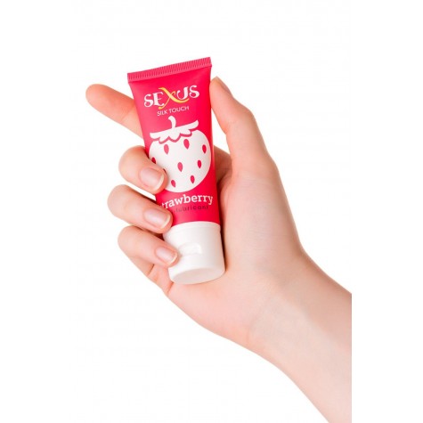 Увлажняющая гель-смазка с ароматом клубники Silk Touch Strawberry - 50 мл.